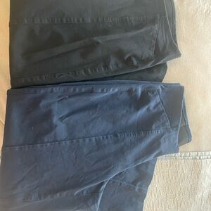 2 Old Navy Wide Leg Pixie Pants- Navy and Black. Size XL